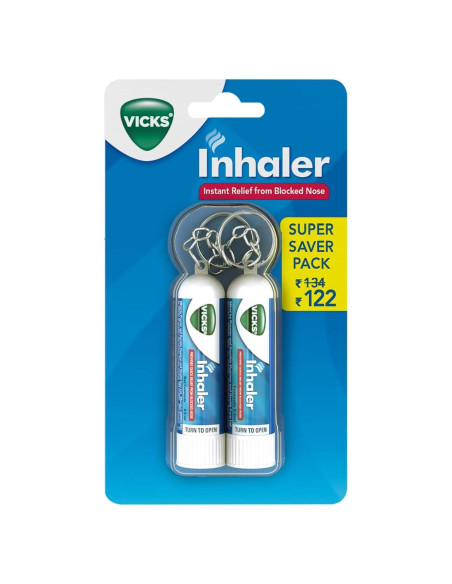 Inhalador Nasal Vicks Procter & Gamble, 2 Unidades, Aroma Mentol Inhalador Nasal Vicks Procter & Gamble, 2 Unidades, Aroma Mentol