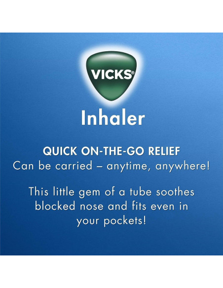 Inhalador Nasal Vicks Procter & Gamble, 2 Unidades, Aroma Mentol Inhalador Nasal Vicks Procter & Gamble, 2 Unidades, Aroma Mentol