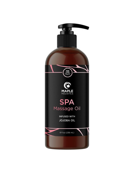 Aceite de Masaje Calmante Maple Holistics 226g - Almendra y Lavanda