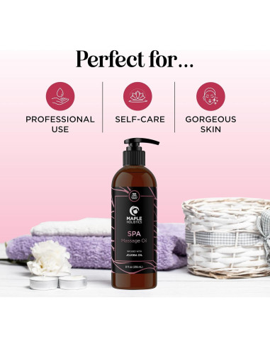 Aceite de Masaje Calmante Maple Holistics 226g - Almendra y Lavanda