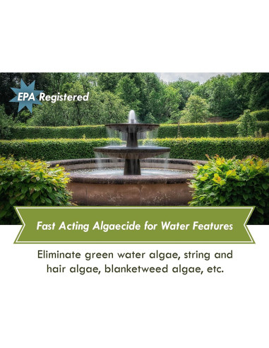 Algicida y Clarificador Sanco 0.95L para Estanques y Fuentes