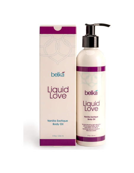 Aceite Corporal Liquid Love Belk Vainilla 236.6 ml Vegano