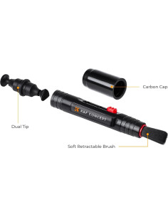 Kit de Limpieza de Lentes K&F Concept - 15ml, 10 Toallitas 2