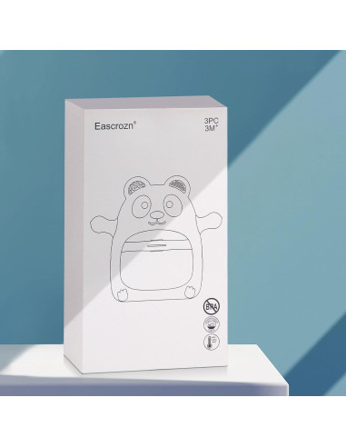 Set de 3 Juguetes de Dentición Bebés Silicona Azul 0-6 Meses