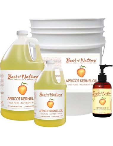 Aceite de Albaricoque Puro Lo Mejor de la Naturaleza 1.89L