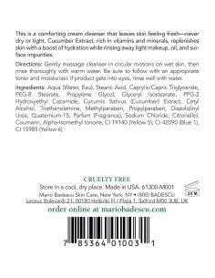 Jabón Crema de Pepino Mario Badescu 177 ml - Limpiador Facial Suave 2