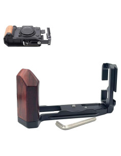 Soporte de agarre en L SZZCN para cámara Fuji X-T5 - Negro