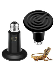 Lámpara de Calor Cerámica BN-LINK 150W para Reptiles 2-Pack