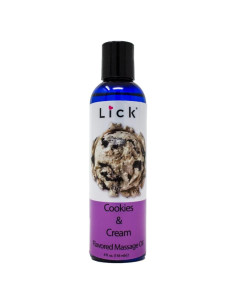 Aceite de Masaje Comestible Lick Galletas y Crema 118 ml