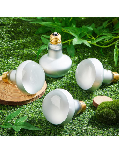 Bombillas de Calor 75W Retisee para Reptiles - Pack de 4