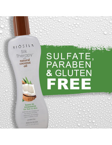 Tratamiento sin enjuague BioSilk Silk Therapy 160 g - Controla frizz