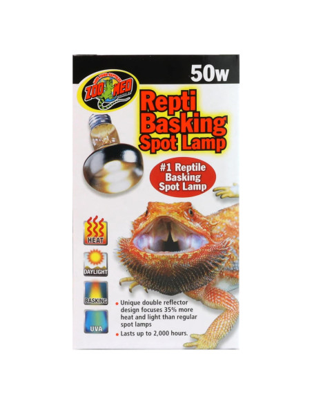 Lámpara de Calor Repti Basking Zoo Med 50W - Paquete de 3