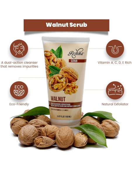 Exfoliante Facial y Corporal Reshma Beauty Nuez 143 g Exfoliante Facial y Corporal Reshma Beauty Nuez 143 g