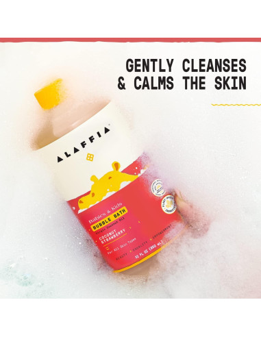 Baño de Burbujas para Bebés Alaffia Coco Fresa 2x946ml