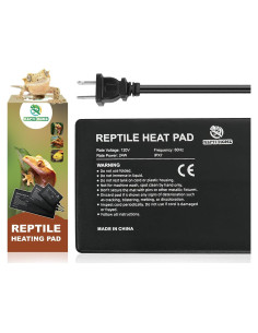 Almohadilla Térmica Eléctrica REPTI HOME 24W para Reptiles 45.72x20.32cm