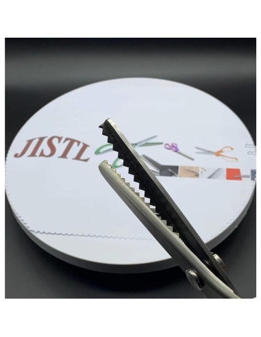 Tijeras de Pinking JISTL Verde 24.1 cm Acero Inoxidable