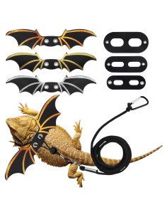Juego de Arnés y Correa para Dragones Barbudos Wesnoy - 3 Tamaños Ajustables