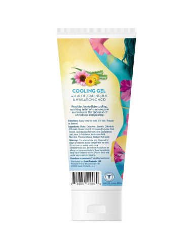 Gel de Aloe Vera Ultra Hidratante Sunburnt 170g - Alivio Quemaduras
