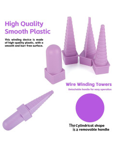 Kit de Herramientas de Joyería GJ FAFA 9 PZS para Envoltura de Alambre 2