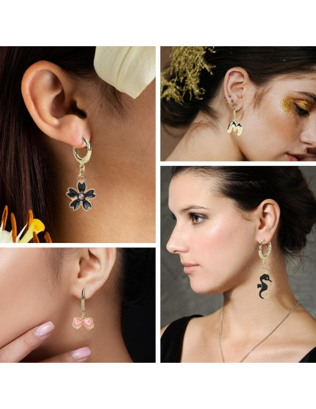 Kit 60 Ganchos de Aretes Baño de Oro 14K + 90 Anillas Hipoalergénicas Kit 60 Ganchos de Aretes Baño de Oro 14K + 90 Anillas Hipoalergénicas