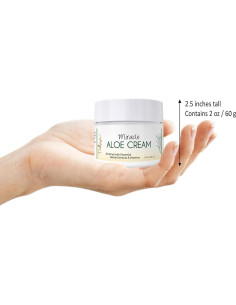 Crema Hidratante de Aloe Vera Deluvia 56.7g Sin Fragancia 2