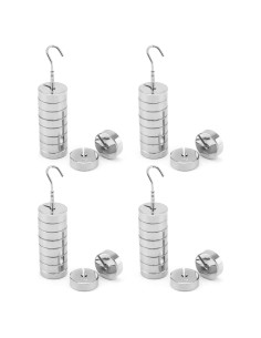 Juego de Pesas Ranuradas QWORK 9 Piezas 500g