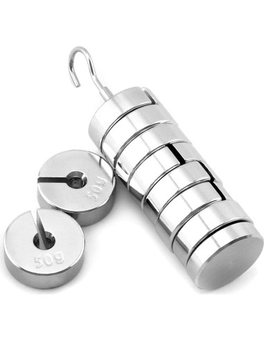 Juego de Pesas Ranuradas QWORK 9 Piezas 500g