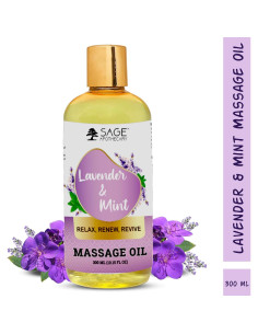 Aceite de Masaje Corporal Sage Apothecary 300 ml - Lavanda y Menta 2