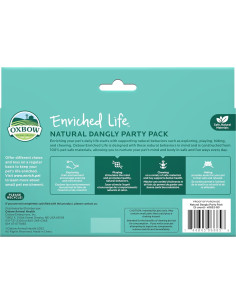 Paquete de Fiesta Natural Oxbow para Conejos y Cobayas - 5 Juguetes 2