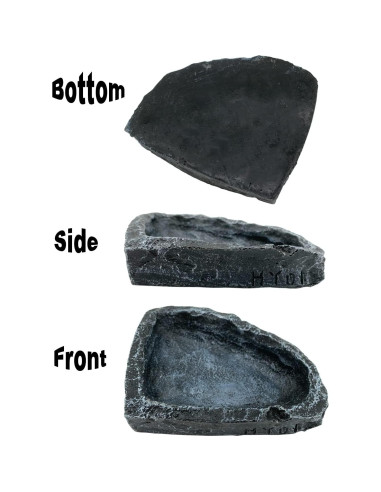 Paquete de 2 Platos para Reptiles CATENESS - Resina 8cm