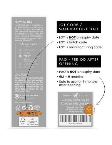 Suero de Niacinamida Eclat Skincare 30 ml - Iluminador y Minimizador de Poros