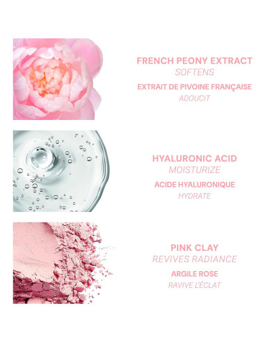 Mascarilla Facial Hidratante Panier des Sens 74.8 ml - Ácido Hialurónico y Arcilla Rosa