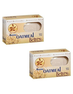 Jabón de Avena 99.22 g para Piel Sensible - 2 Unidades