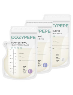 100 Bolsas de Almacenamiento de Leche Materna COZYPEPE 240ml