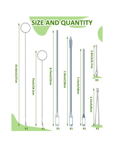 Juego de Herramientas para Enhebrar Cuerdas FIVEIZERO 16 Piezas 2