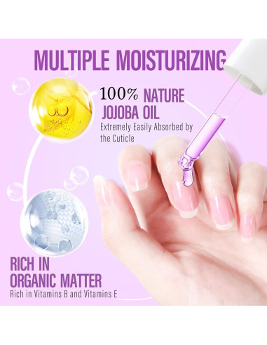 Aceite Orgánico para Cutículas CHUCHU 15ml - Jojoba y Vitaminas