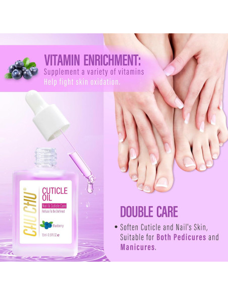 Aceite Orgánico para Cutículas CHUCHU 15ml - Jojoba y Vitaminas