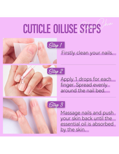 Aceite Orgánico para Cutículas CHUCHU 15ml - Jojoba y Vitaminas