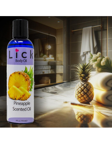 Aceite Corporal Hidratante Lick 118 ml Aroma Piña Natural