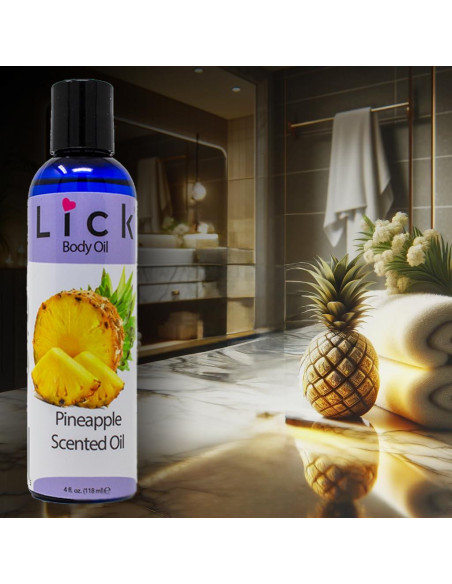 Aceite Corporal Hidratante Lick 118 ml Aroma Piña Natural