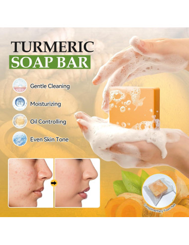 Kit de Cuidado de Piel de Cúrcuma Silvercell - Hidratación y Antienvejecimiento