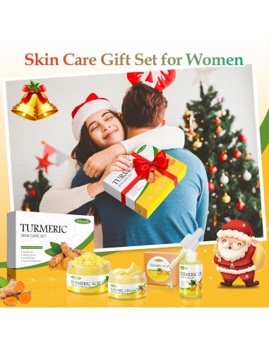 Kit de Cuidado de Piel de Cúrcuma Silvercell - Hidratación y Antienvejecimiento