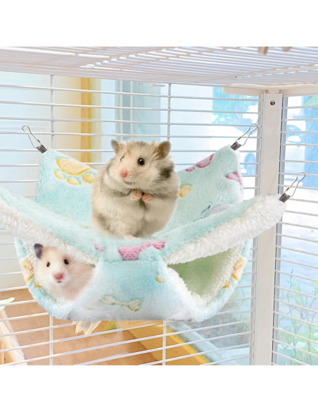 4 Hamacas Colgantes para Ratas y Animales Pequeños Maxipurpose