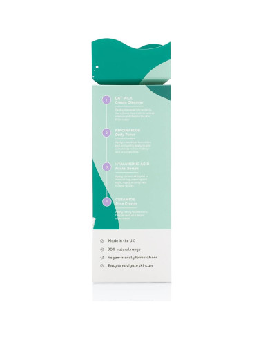 Conjunto de Cuidado de la Piel Q+A - 4 Pasos Hidratantes Vegano