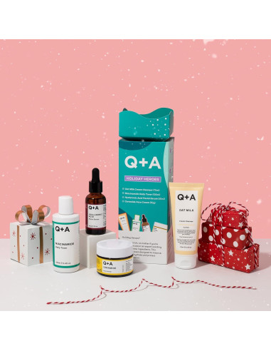 Conjunto de Cuidado de la Piel Q+A - 4 Pasos Hidratantes Vegano