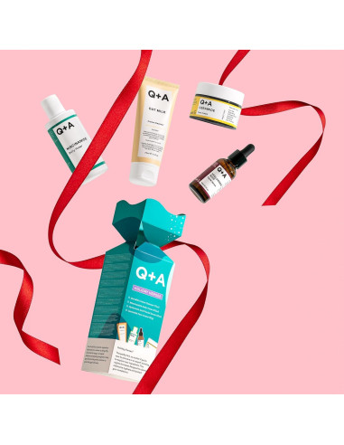 Conjunto de Cuidado de la Piel Q+A - 4 Pasos Hidratantes Vegano