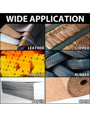 Juego de Punzones Huecos Sutekus 14 Piezas 5mm a 35mm