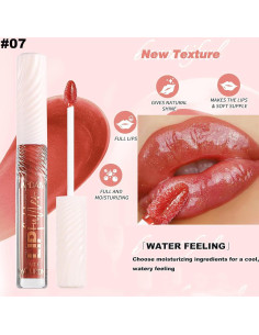 Brillo Labial Hidratante MiaSarah 1 Cuenta Azúcar Sandía 2