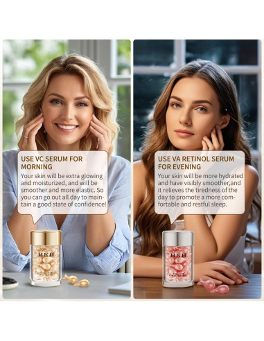 Suero Pro-Retinol HKH Anti-Envejecimiento 48 Cápsulas 71g