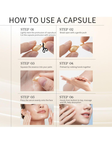 Suero Pro-Retinol HKH Anti-Envejecimiento 48 Cápsulas 71g